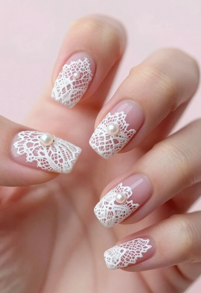 16 Artistic Nail Polish Designs That Are Pure Masterpieces (You’ll Want to Copy #10!) - 15. Vintage Lace 1