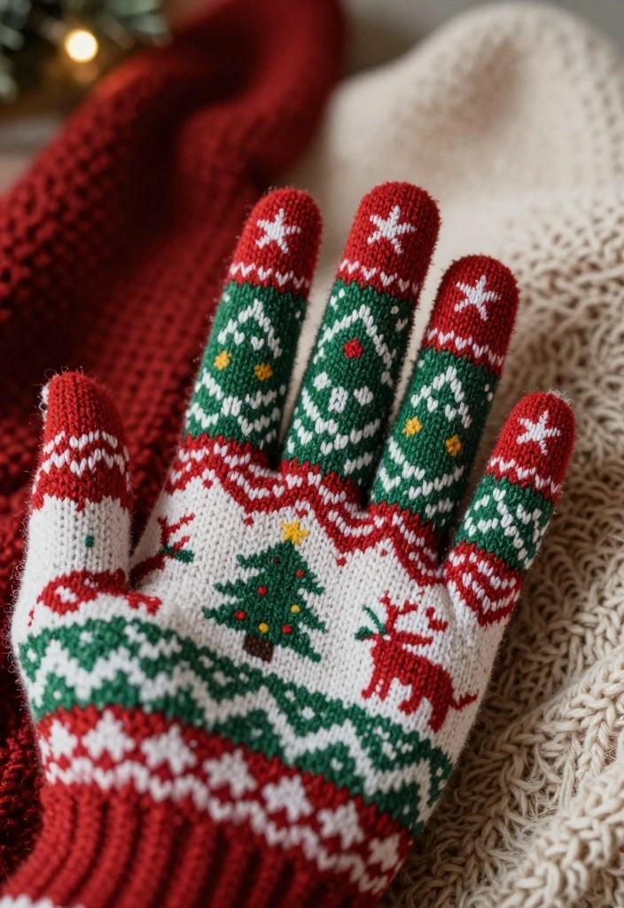 16 DIY Christmas Nail Ideas That Are So Fun, You'll Want to Host a Nail Party! - 14. Christmas Sweater 1