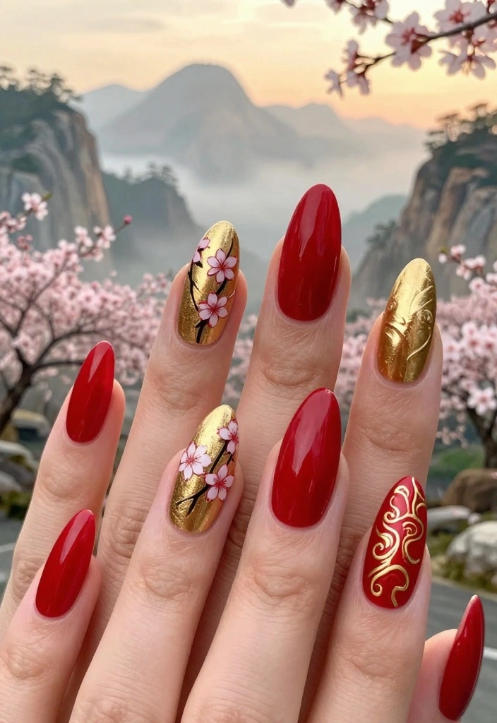 16 Disney Princess Nails That Will Transform Your Nail Game (You Have to See #7!) - 4. Mulan: Warrior Spirit 1