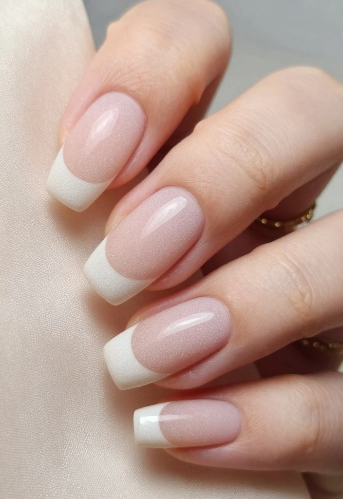 16 Flawless French Gel Nails Every Time - Bonjour! - 10. Textured French Tips 1