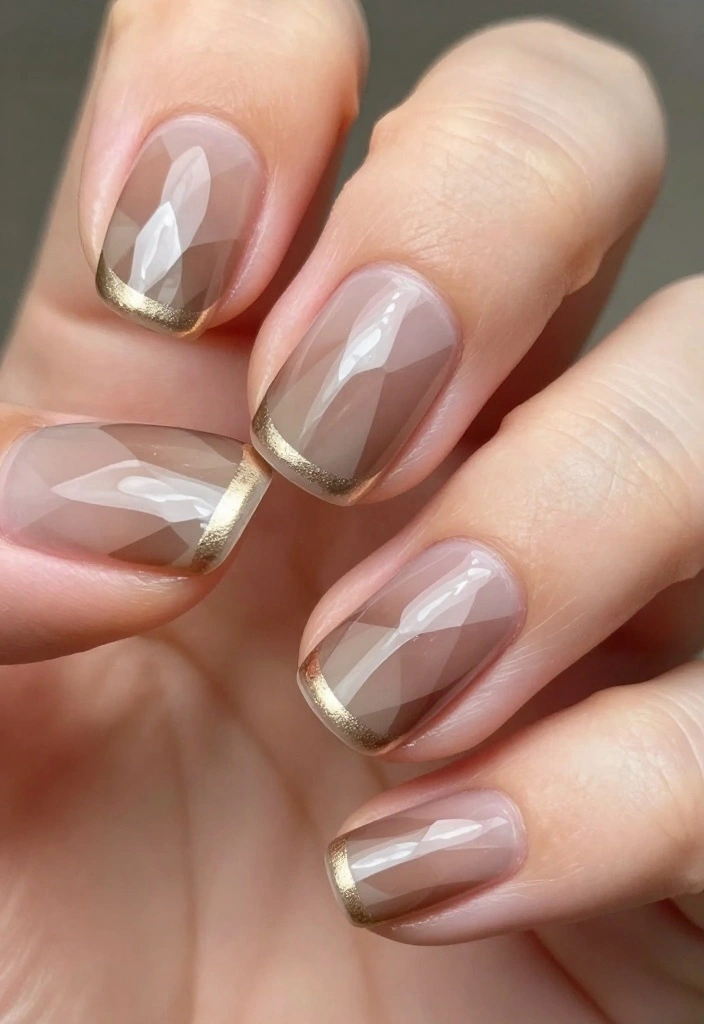 16 Fun March Nails with Geometric Patterns You’ll Love! - 7. Polygonal Patterns 1