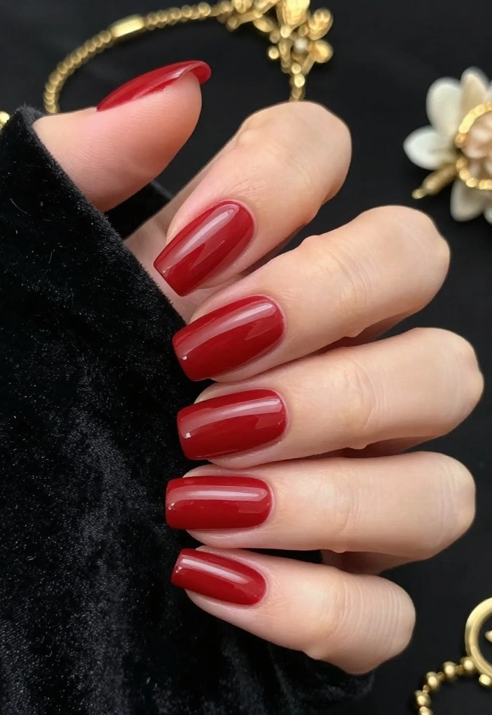 16 Retro Nails Colors That Will Make You Fall in Love! - 4. Retro Red 1