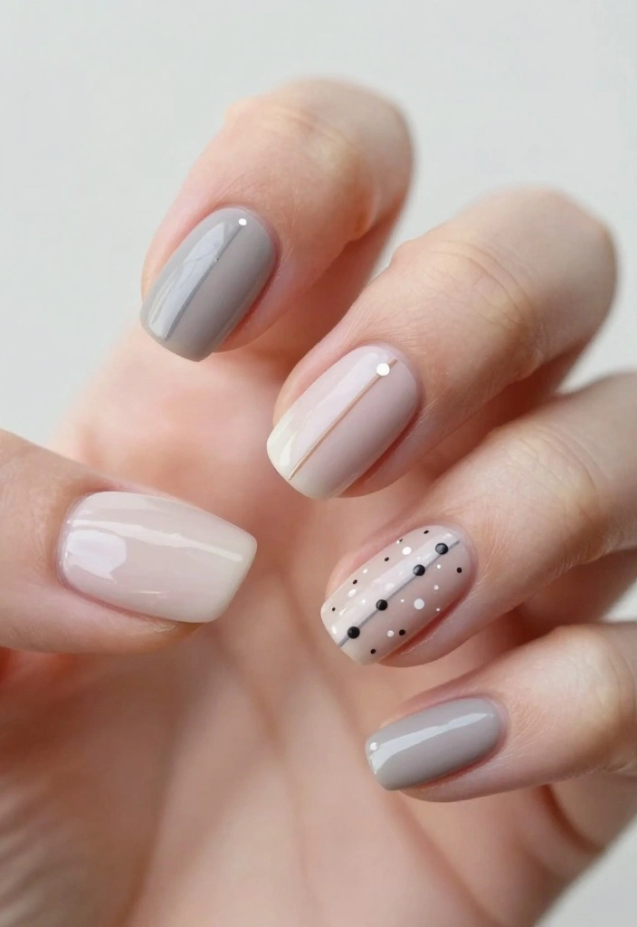 17 Dots Nails Hacks That Will Elevate Your Nail Game Instantly! - 12. Dot-Lined Nails 1