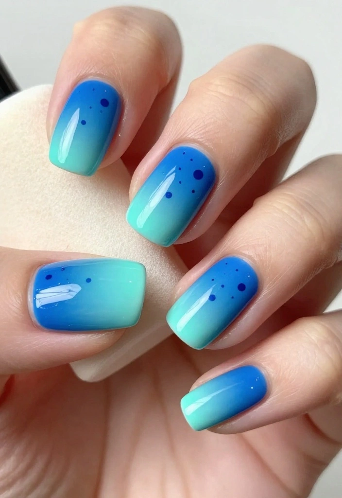 17 Dots Nails Hacks That Will Elevate Your Nail Game Instantly! - 2. Ombre Dots 1