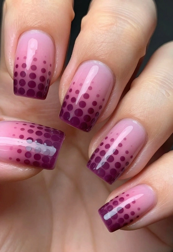 17 Dots Nails Hacks That Will Elevate Your Nail Game Instantly! - 9. Gradient Dots 1