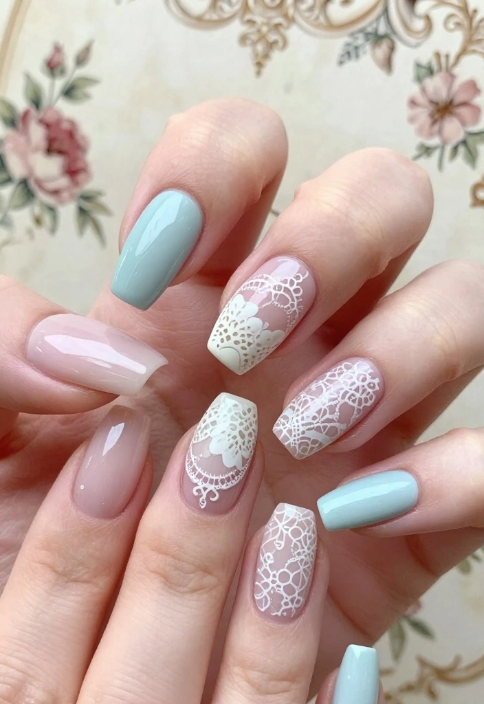 17 Unique Acrylic Nails Ideas That Will Transform Your Nail Game Without Compromising Nail Health! - 17. Vintage Vibes 1