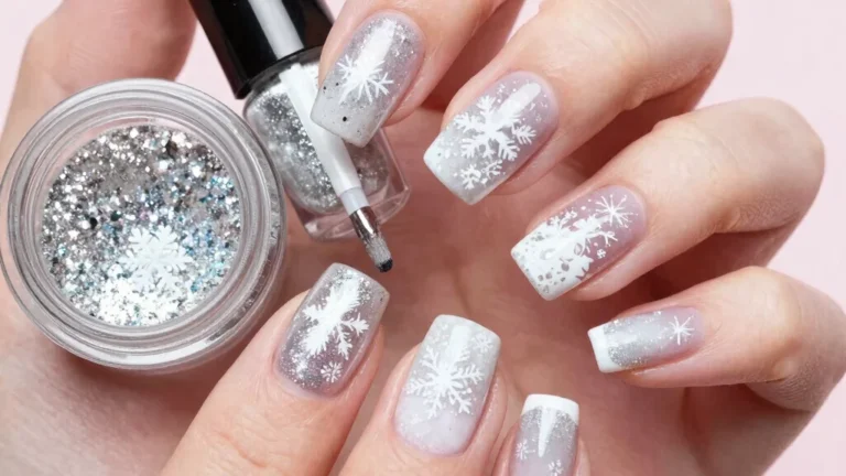 18 Festive Snow Nails That'll Have Everyone Asking, 'Where Did You Get That?'
