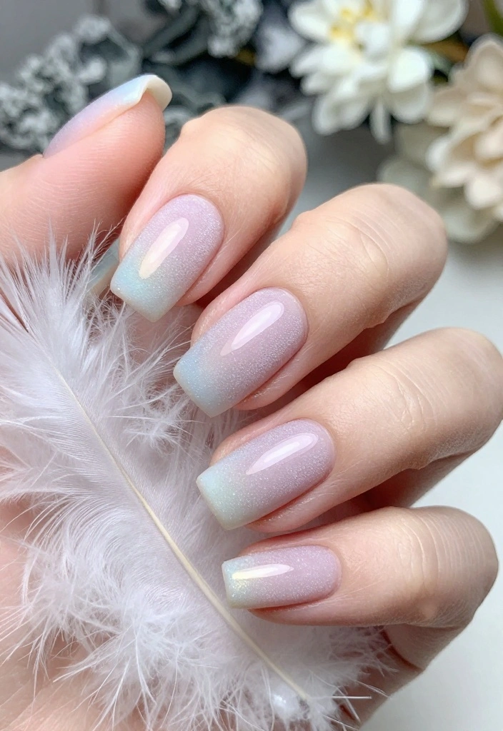 18 Festive Snow Nails That'll Have Everyone Asking, 'Where Did You Get That?' - 9. Frosted Glaze 1