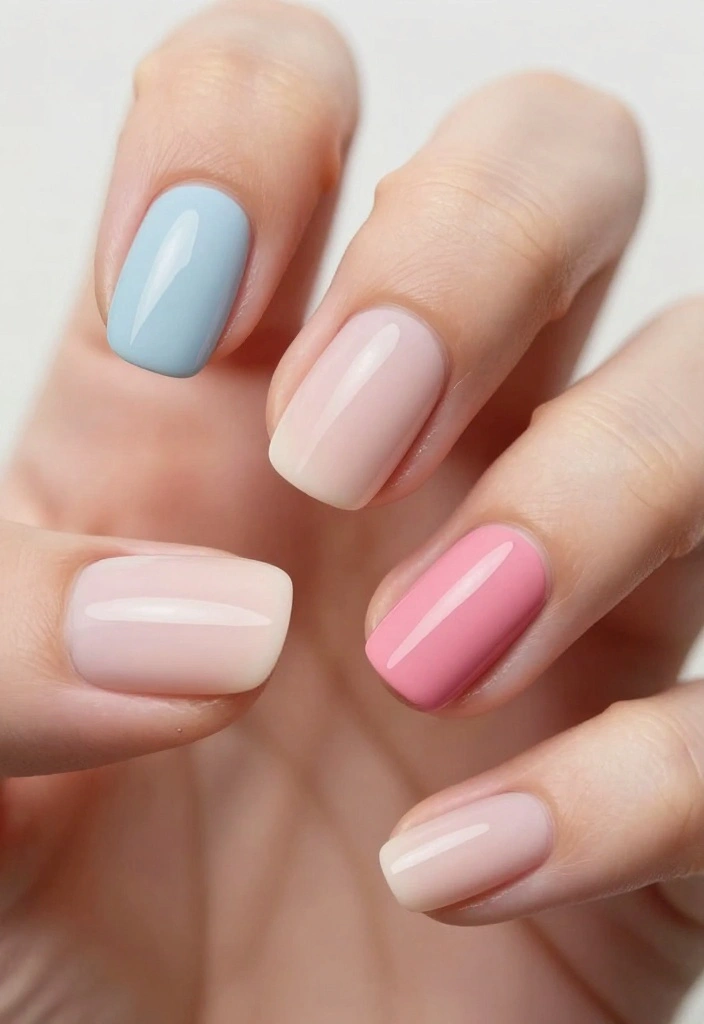 18 Glamorous NYE Nail Ideas That Will Make You the Star of the Party! - 16. Simple Negative Space 1