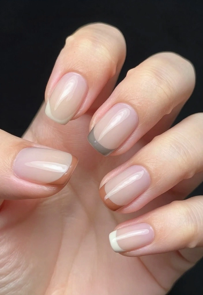 18 Glamorous NYE Nail Ideas That Will Make You the Star of the Party! - 18. Half-Moon Glam 1