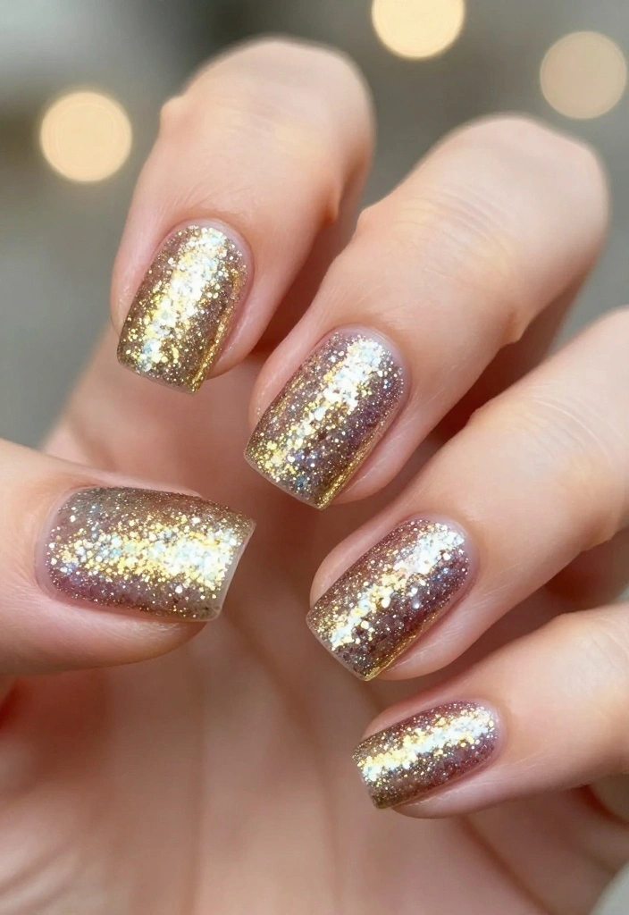 18 Nail Ideas to Elevate Your Fabulous Nails to the Next Level! - 8. Glitter Galore 1