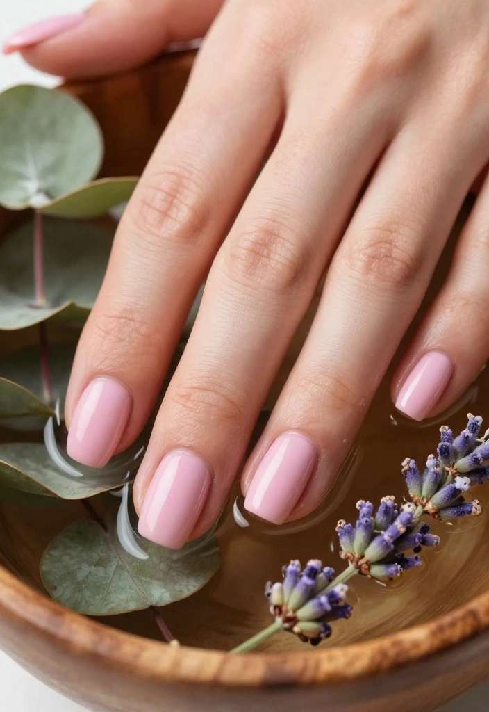 18 Natural Nails Manicure Techniques That Double as Self-Care Rituals! - 1. Hydrating Hand Soak 1