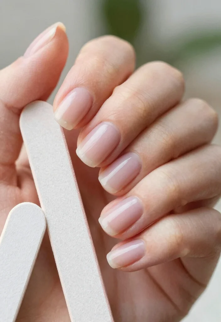 18 Natural Nails Manicure Techniques That Double as Self-Care Rituals! - 10. Nail Buffing for Shine 1