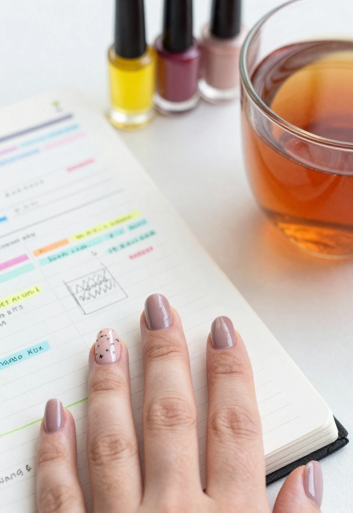18 Natural Nails Manicure Techniques That Double as Self-Care Rituals! - 14. Monthly Nail Care Routine 1