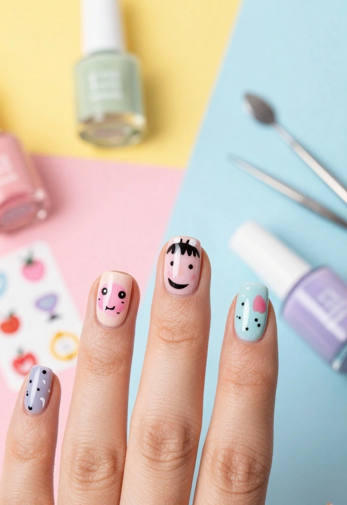 18 Quince Nail Trends That Are Taking the Fashion World by Storm! - 9. Quince Nail Art Stickers 1