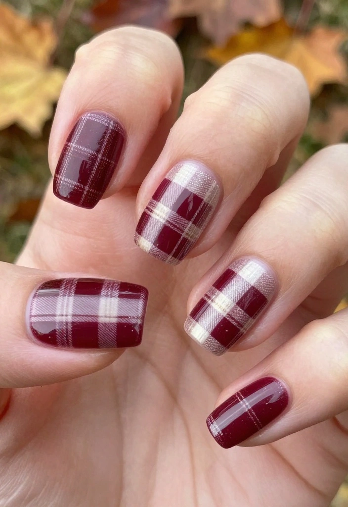 18 Rustic Cowboy Nails Perfect for Fall Adventures! - 1. Western Plaid & Spice 1