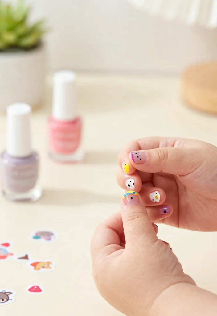 18 Time-Saving Baby Nail Ideas Every Parent Should See - 17. Get Creative with Nail Art 1