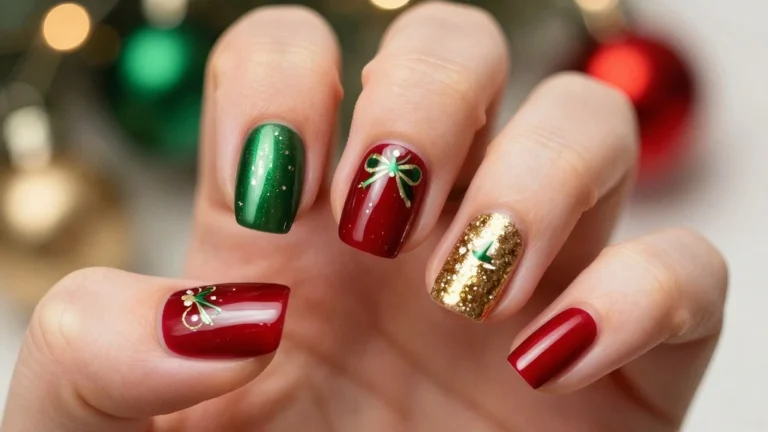 18 Trendy Simple Holiday Nails That Will Leave Everyone in Awe!
