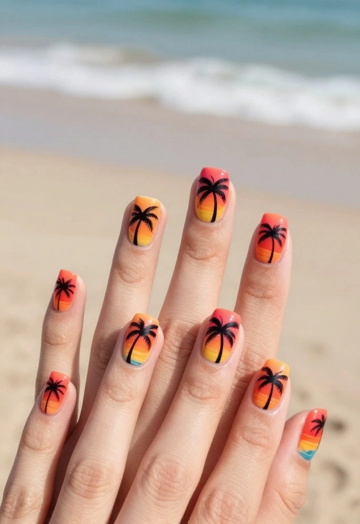 18 Trendy Summer Girls Nails Ideas You’ll Absolutely Adore! - 1. Tropical Paradise 1