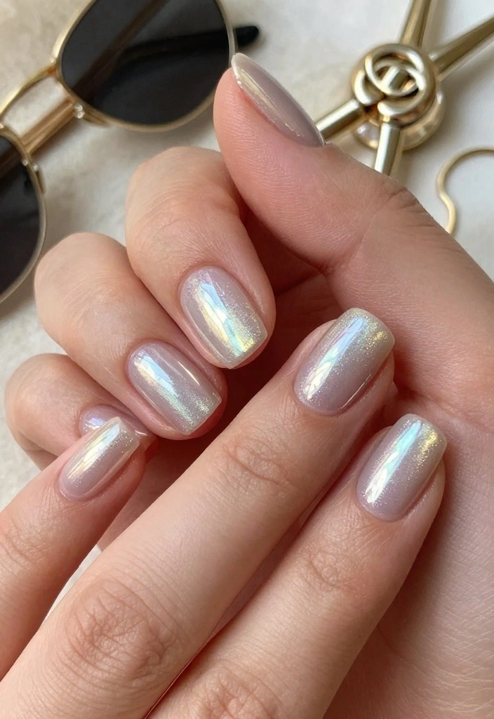 18 Trendy Summer Girls Nails Ideas You’ll Absolutely Adore! - 12. Mirror Finish 1