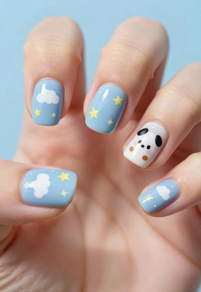 18 Unique Short Gel Nail Designs That Will Make a Statement! - 16. Whimsical Designs 1