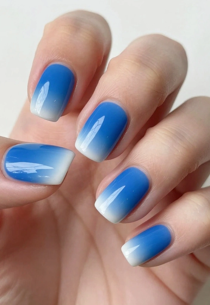 18 Unique Short Gel Nail Designs That Will Make a Statement! - 2. Ombré Obsession 1