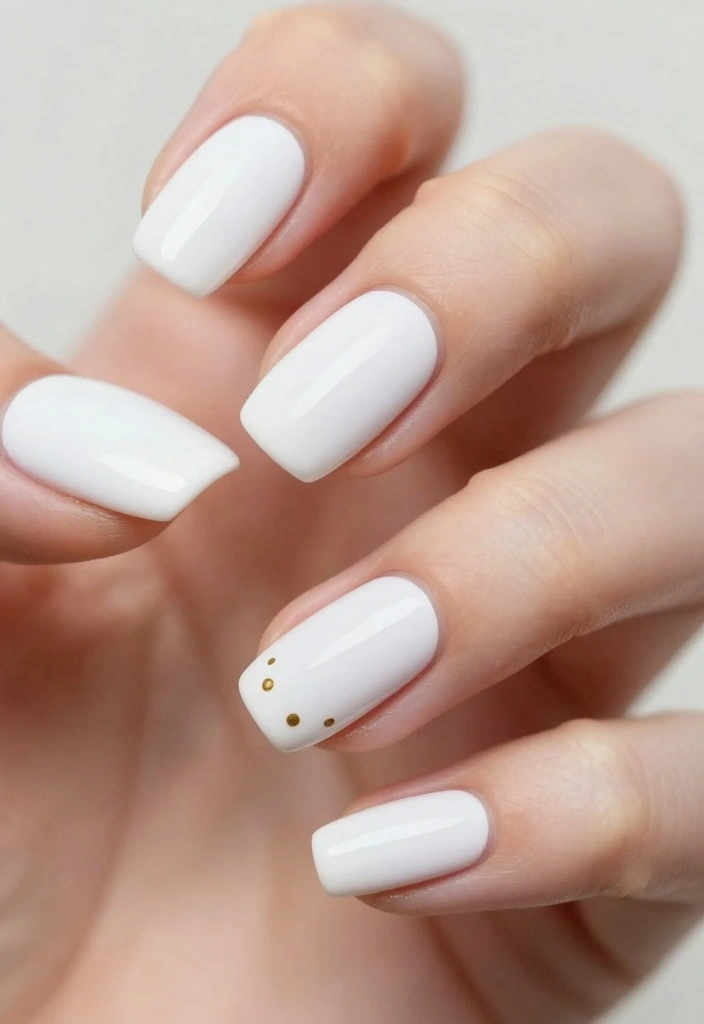 18 Winter Nail Trends You Need to Try in 2026 (Trust Us on #11!) - 7. Minimalistic White 1