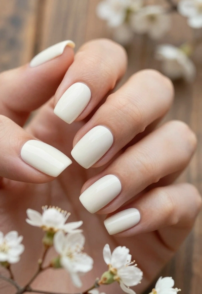 19 Trendy Colors for Subtle Nail Art That Are Totally on Point! - 15. Off-White 1