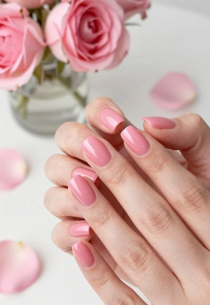 19 Trendy Colors for Subtle Nail Art That Are Totally on Point! - 5. Blush Pink 1