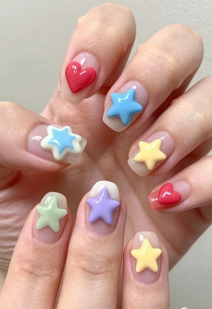 20 Celebrity-Inspired Euphoria Nails That Are Totally Red Carpet Worthy (Number 7 Will Shock You!) - 12. Quirky Nail Shapes: Breaking the Mold 1