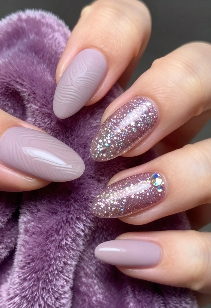 20 Fashionable Short Stiletto Nails That Are Totally Trendy Right Now! - 8. Textured Trends 1