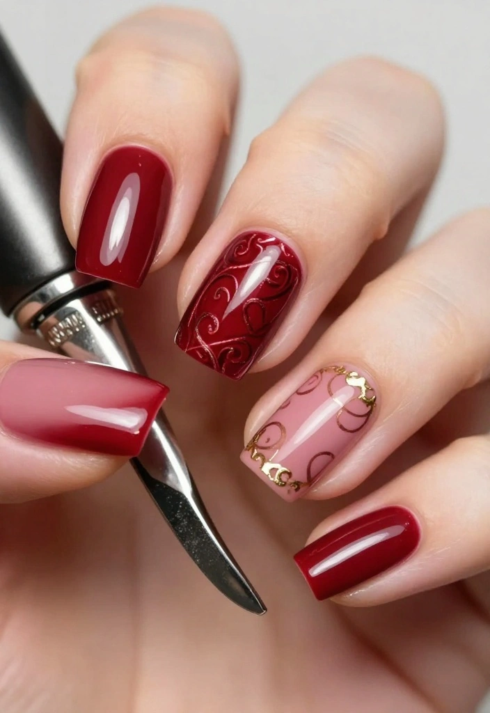 20 Glam Nail Trends You Can't Afford to Miss in 2023! - 16. Vintage Glam 1
