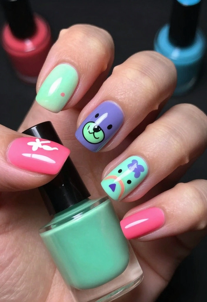 20 Glam Nail Trends You Can't Afford to Miss in 2023! - 20. Glow-in-the-Dark 1