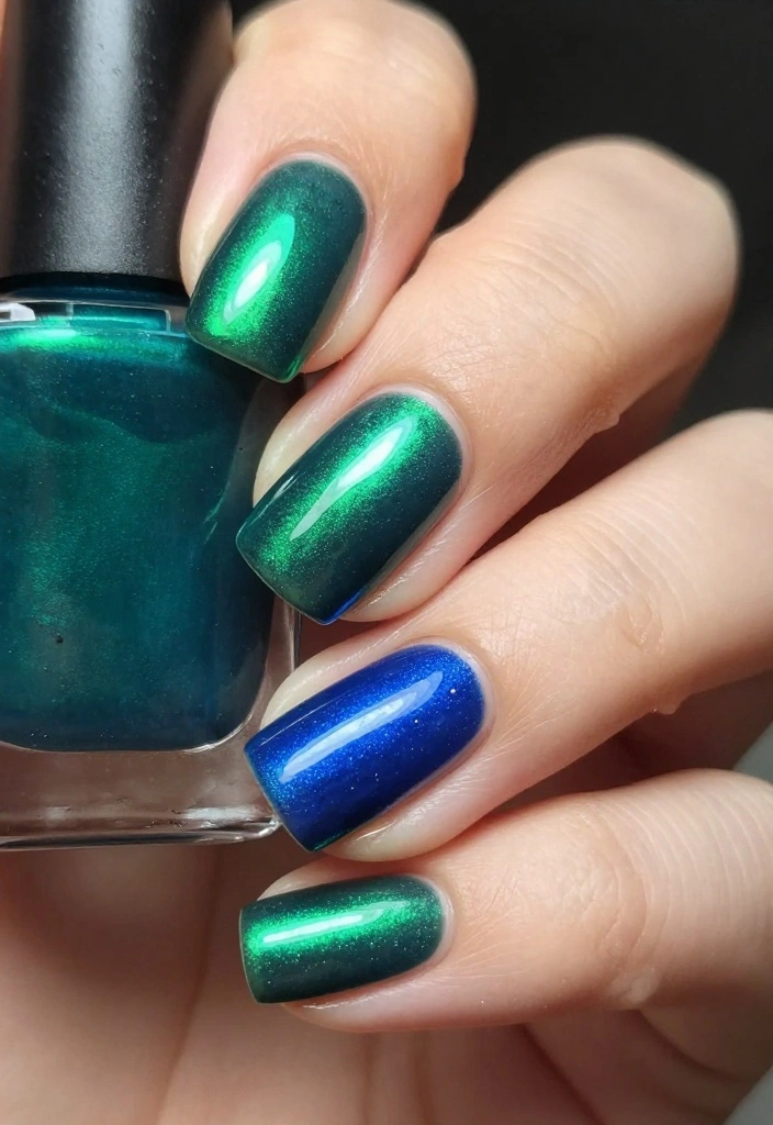 20 Glam Nail Trends You Can't Afford to Miss in 2023! - 9. Jewel Tones 1