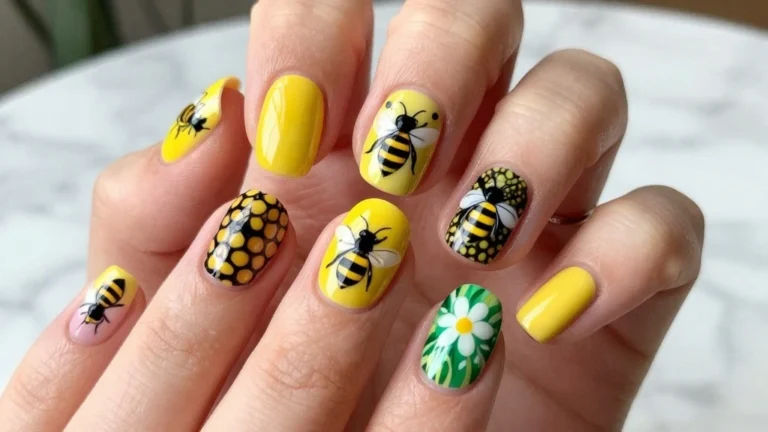 20 Inspiring Bee Nails Ideas To Sweeten Your Look This Season!