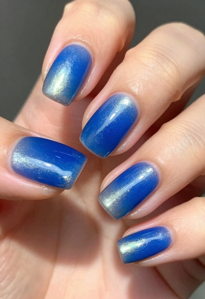 20 Mirror Nails Styles That Will Have Everyone Asking 'Where Did You Get That?' - 11. Ombre Mirror Nails 1