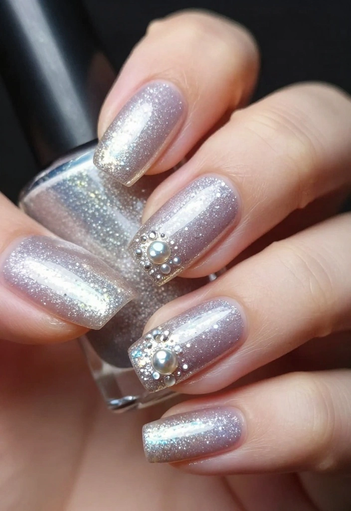 20 Mirror Nails Styles That Will Have Everyone Asking 'Where Did You Get That?' - 13. Textured Mirror Nails 1