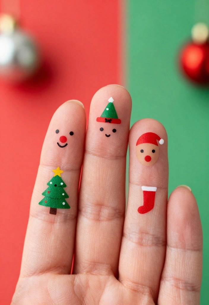 20 Must-Try Nail Noel Ideas for the Ultimate Holiday Manicure (You’ll Want #15!) - 18. Fun Holiday Puns 1