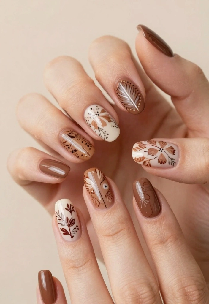 20 Nails With Designs That Make a Statement (You Won't Believe #11!) - 13. Bohemian Vibes 1