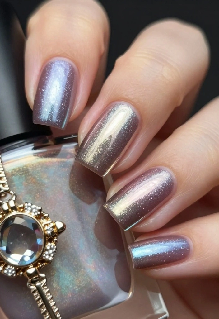20 Stunning Press On Nail Designs That'll Leave You Speechless (You Won't Believe #11!) - 18. Metallic Magic 1