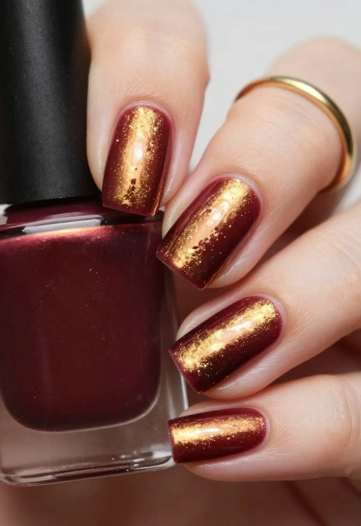 20 Unique Nail Arts That Will Make Your Friends Jealous (Warning: #8 Is Wild!) - 4. Metallic Foil 1