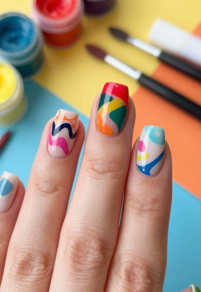 21 Bow Nail Designs That Will Make You the Center of Attention (Check Out #3!) - 19. Artistic Bow Designs 1