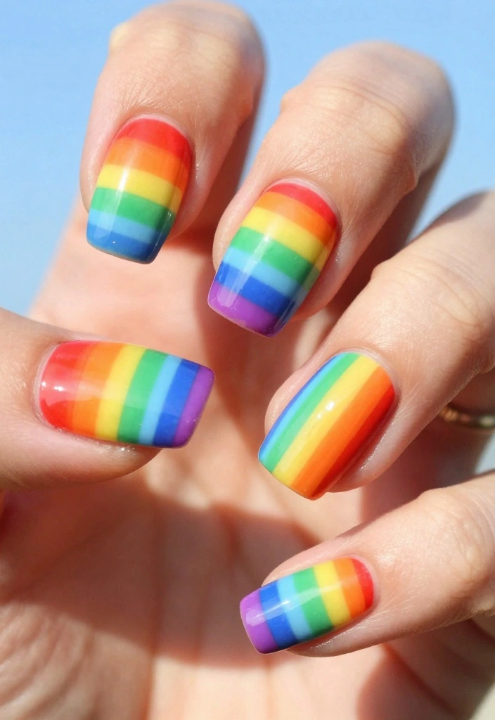 21 Dreamy Fantasy Nail Designs to Transform Your Look (You Won't Believe #9!) - 12. Rainbow Dreams 1