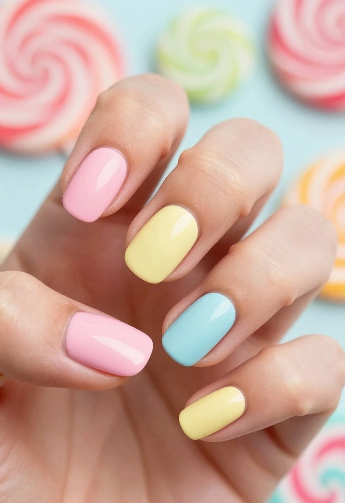 21 Jaw-Dropping Gradient Nail Ideas You’ll Want to Try ASAP (Especially #8!) - 15. Sweet Candy 1