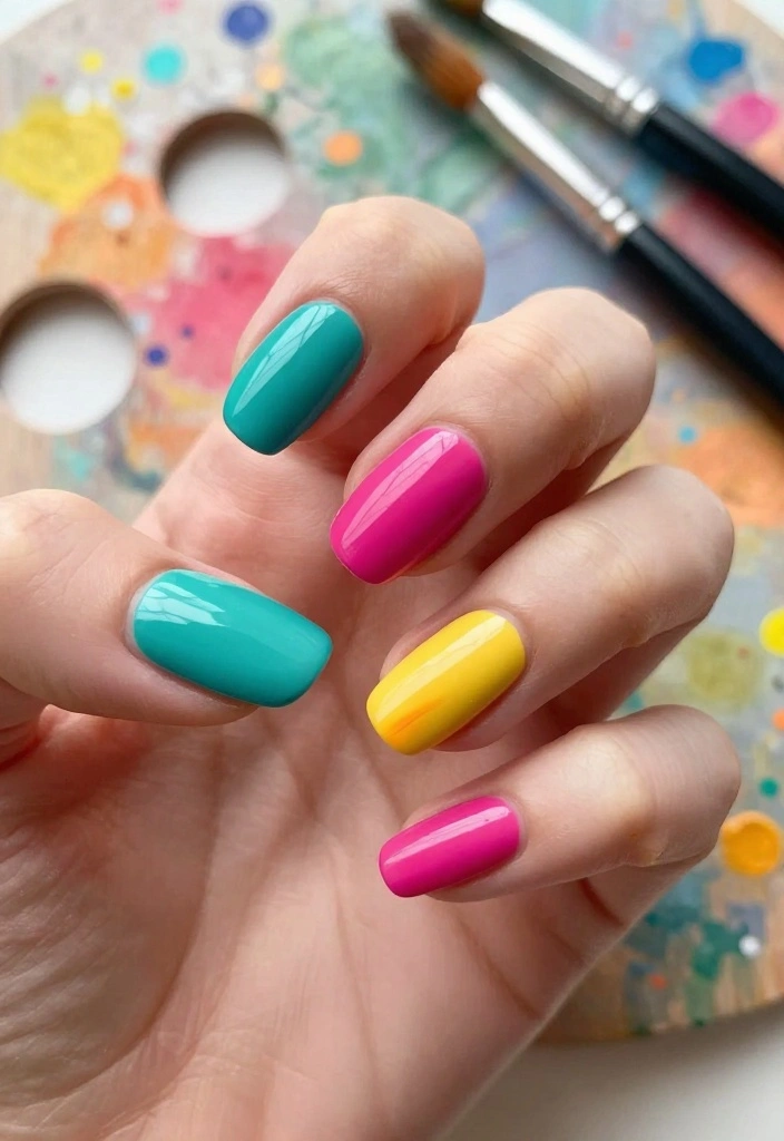 21 Jaw-Dropping Gradient Nail Ideas You’ll Want to Try ASAP (Especially #8!) - 21. Artistic Swirls 1