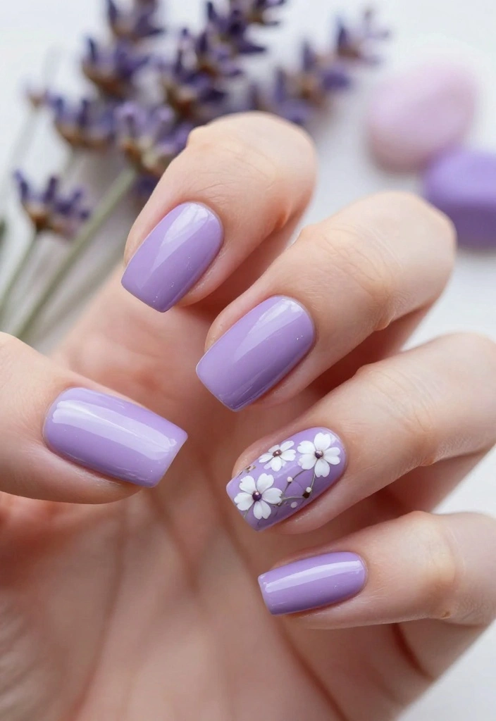 21 Love Nails Color Trends You Can't Miss This Year! - 4. Lavender Dreams 1