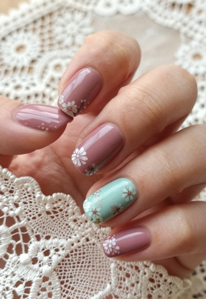 21 Stunning Quinceanera Nails That'll Make You the Star of the Celebration! - 10. Vintage Charm 1