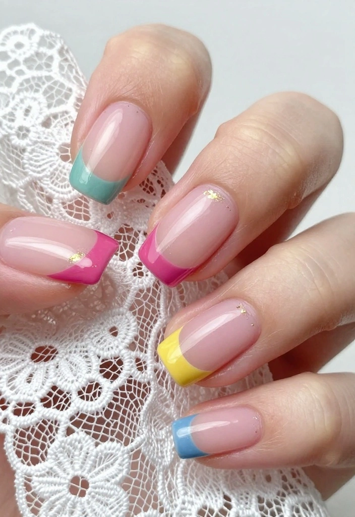 21 Stunning Quinceanera Nails That'll Make You the Star of the Celebration! - 21. Classic French Twist 1