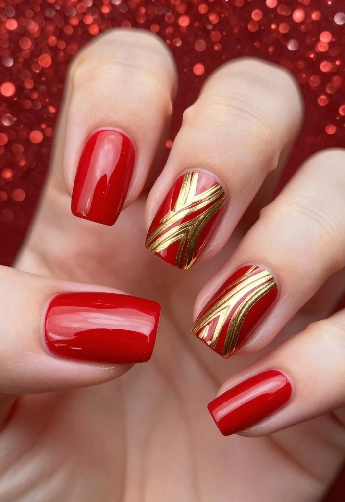 21 Stunning Quinceanera Nails That'll Make You the Star of the Celebration! - 7. Bold Accent Nails 1