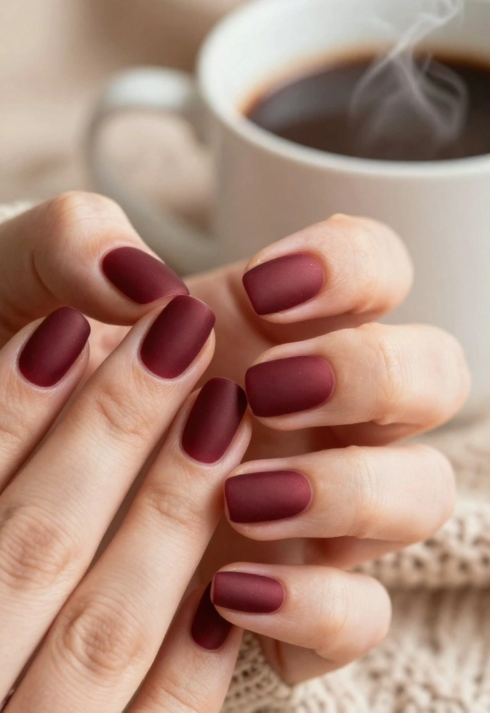 21 Trendy Winter Nails You Need to Try Before Spring! - 4. Velvet Touch 1